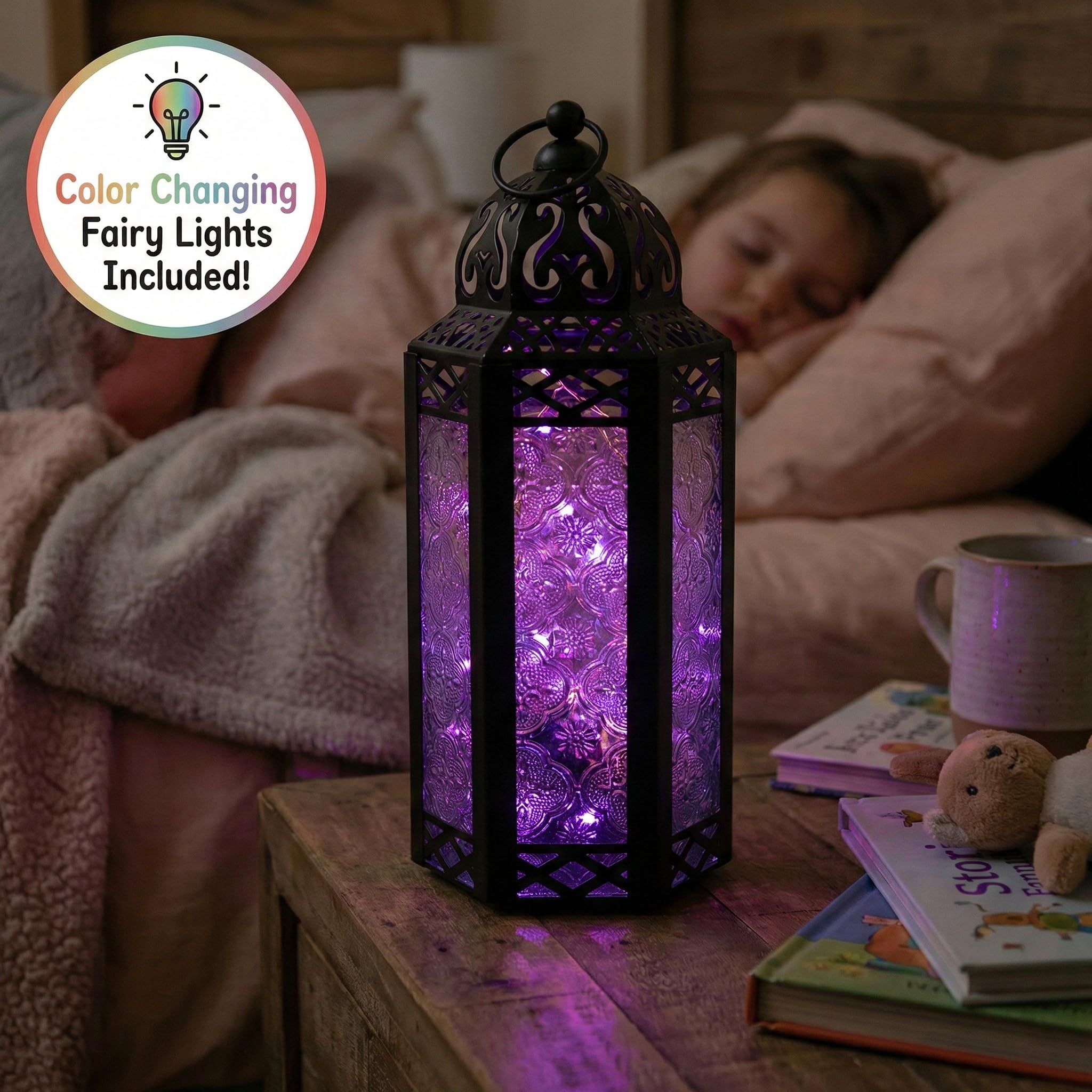 Amazon.com: VELA Lanterns 3pk Decorative Moroccan Lantern with